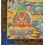 46.5" x 34.5" White Tara Thangka Painting