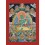 32.5" x 23.5" Green Tara Thangka Painting