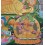 33.5" x 24" Manjushri Thangka Painting