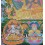 33.5" x 24" Manjushri Thangka Painting