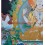 33.25" x 23.75" Chenrezig Thangka Painting