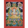 33.5" x 24.25" Chenrezig Thangka Painting