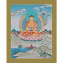 26" x 20" shakyamuni Buddha Thangka Painting