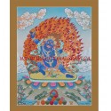 26" x 20" Vajrapani Thangka Painting