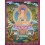 Fine Quality 29" x 22.5" Shakyamuni Buddha Tibetan Buddhist Karmakoti ThangkaThanka Painting from Patan, Nepal