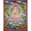 Fine Quality 29" x 22.5" Shakyamuni Buddha Tibetan Buddhist Karmakoti ThangkaThanka Painting from Patan, Nepal