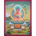 26.75" x 20" Amitabha Buddha Thangka 