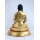 Fine Quality Hand Carved 11.75" Amitabha Buddha Antiquated Gold Gilded Copper Statue Patan, Nepal