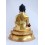 Fine Quality Hand Carved 11.75" Medicine Buddha Antiquated Gold Gilded Copper Statue Patan, Nepal