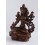 Fine Quality Hand Carved 8.5" Green Tara / Dolma Oxidized Copper Statue from Patan, Nepal