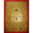 43" x 32"- Medicine Buddha Thangka Painting