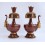 Fine Quality 9" Tibetan Buddhism 24 K Gold Gilded Copper Alloy Bhumpa Sacred Vase Set from Patan, Nepal