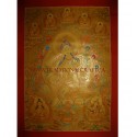 44" x 30.5" Green Tara Thangka Painting