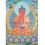 17" x 12.75" Amitabha Buddha Thangka Painting