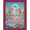 17.25" x 13.25" Vajrasattva Thangka Painting