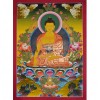 30.5" x 22.25" Shakyamuni Buddha Thangka Painting