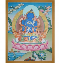 26.25" x 20.25 Vajradhar Thangka Painting