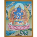 26.25" x 20.25 Vajradhar Thangka Painting