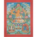 32" x 24" Manjushri Thangka Painting