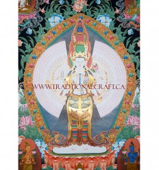 67" x 50"- 1000 Armed Avalokiteshvara Thangka Painting