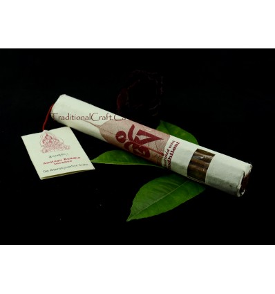 Amitayu Buddha OM Leaf Tibetan Incense-Natural Herbal-Handmade from Nepal