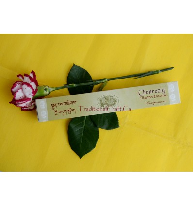 Chenrezig Tibetan Incense - Compassion - Natural Herbal - Handmade From Nepal