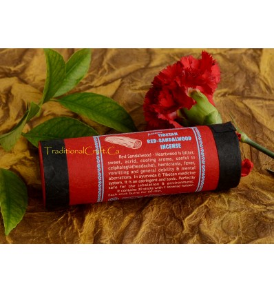 Handmade Tibetan Red Sandalwood Incense Sticks