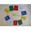 Om Mani Padme Hung Tibetan Prayer Flag - Handmade Frm Nepal for altar cars doors