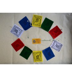 Chenrezig Tibetan Prayer Flag - Handmade From Nepal for altars, cars, doors