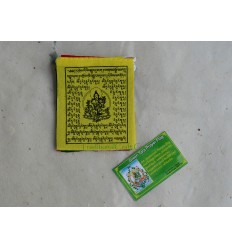 Green Tara Tibetan Prayer Flag - Handmade From Nepal for altars, cars or doors