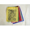 Tibetan Calander Wheel of Astrology Cotton Prayer Flags - Handmade from Nepal