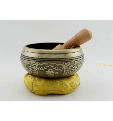 Hand Carved Fine Quality 4.25" Tibetan Singing Healing Meditation Bowl Frm Nepal