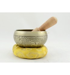 Hand Carved Fine Quality 3.5" Tibetan Singing Healing Meditation Bowl PatanNepal