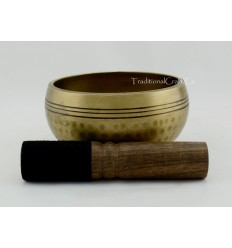 Fine Quality Hand Beaten 4" Tibetan Singing Healing Meditation Bowl From Nepal