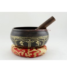 Fine Quality Itching 5.75" Tibetan Singing Healing Meditation Bowl Patan, Nepal