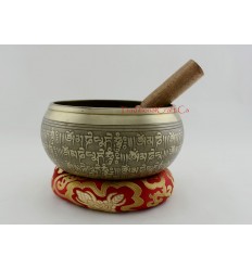 Hand Carved Fine Quality 6" Tibetan Singing Healing Meditation Bowl Patan, Nepal