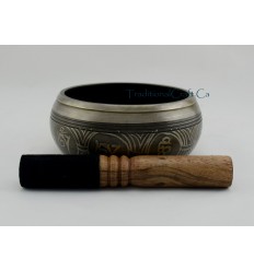 Fine Quality Itching 5" Tibetan Singing Healing Meditation Bowl Frm Patan, Nepal