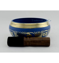 Hand Carved Fine Quality 5" Tibetan Singing Healing Meditation Bowl Frm Nepal