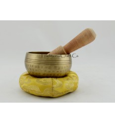 Fine Quality Hand Beaten 3" Tibetan Singing Healing Meditation Bowl From Nepal