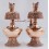 Details about  9" Tibetan Buddhism Copper Alloy Bhumpa Bhumba Sacred Ritual Vase Set From Nepal 