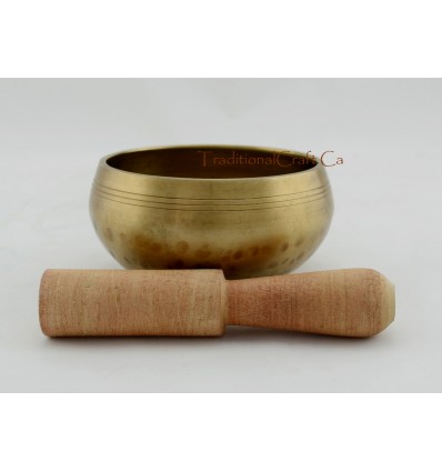 Fine Quality Hand Beaten 3.5" Tibetan Singing Healing Meditation Bowl From Nepal