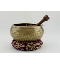 Fine Quality Hand Beaten 5" Tibetan Singing Healing Meditation Bowl From Nepal