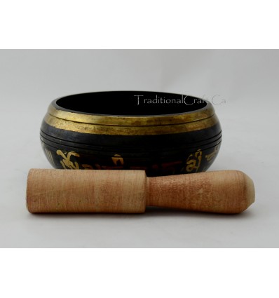 Fine Quality Itching 4" Tibetan Singing Healing Meditation Bowl Frm Patan, Nepal 