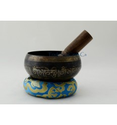 Fine Quality Itching 4" Tibetan Singing Healing Meditation Bowl Frm Patan, Nepal 