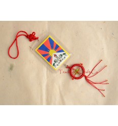 Dalai Lama Protection Tibetan Car Hanging Amulet - Handmade in Nepal