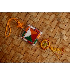 Deipsung Protection Tibetan Car Hanging Amulet - Handmade in Nepal