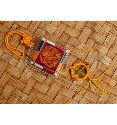 Mekha Damdok Protection Tibetan Car Hanging Amulet - Handmade in Nepal