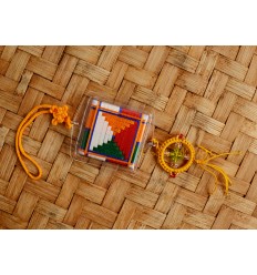 Mekha Damdok Protection Tibetan Car Hanging Amulet - Handmade in Nepal