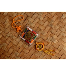 Thangtong Gyalpo Protection Tibetan Car Hanging Amulet - Handmade in Nepal