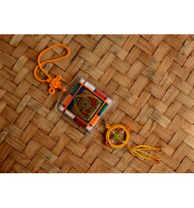 Thangtong Gyalpo Protection Tibetan Car Hanging Amulet - Handmade in Nepal